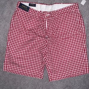Polo Ralph Lauren Red Gingham shorts NWT